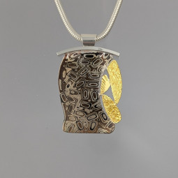 Mokume Gane and Keum-Boo Necklace