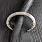 Engraved Silver cuff Bracelet