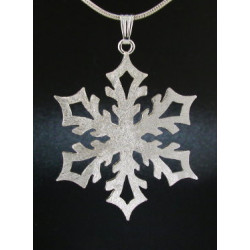 F130 - Medium Snowflake Necklace