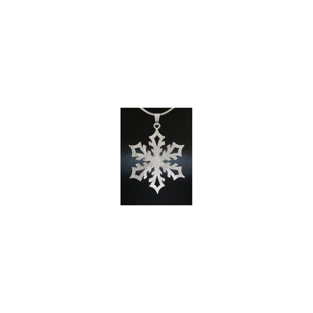 F130 - Medium Snowflake Necklace