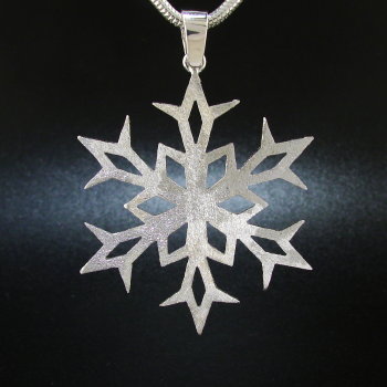 A picture of the snowflake with item number F134-40-P1S2